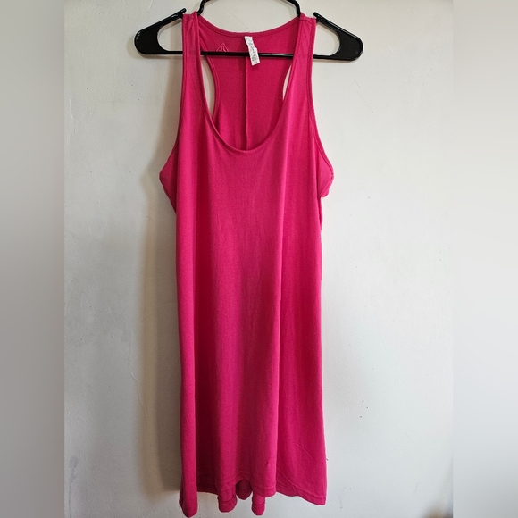 Firefly Dress Sleep Lounge extra long muscle tee dress size medium HOT Pink - Picture 1 of 11